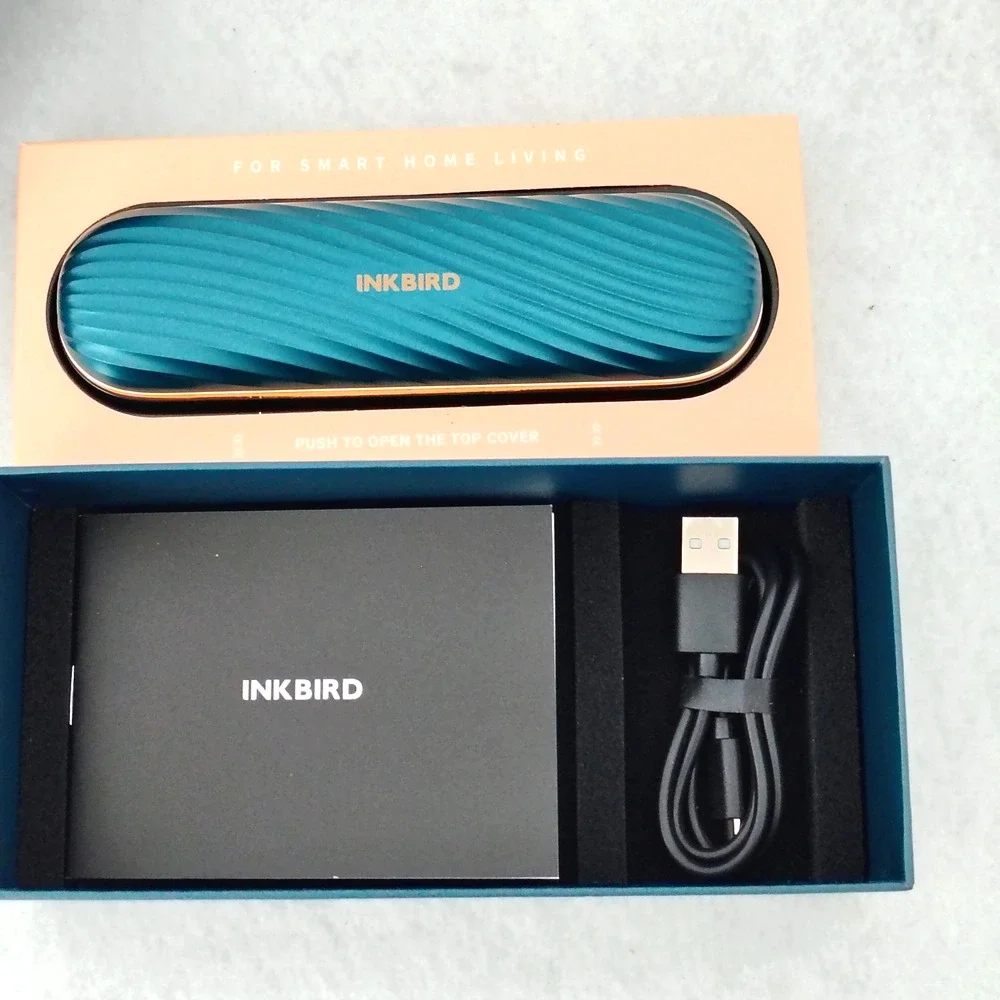 INKBIRD Wireless Meat BBQ Thermometer Blue INT-11X-B App Grilling New Openbox